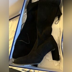 Stuart Weitzman Black Heeled Boots